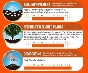 chicken manure pellets how and when to use