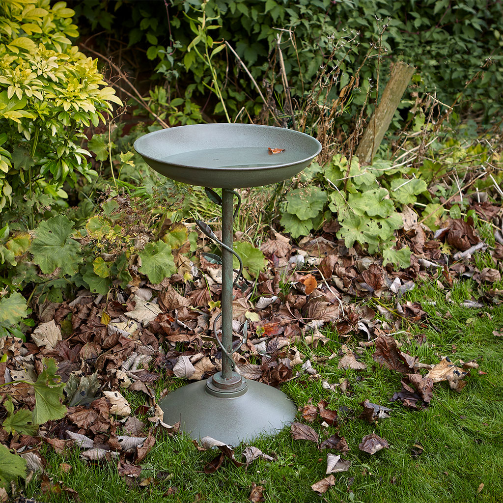 Peckish Secret Garden Bird Bath in situ