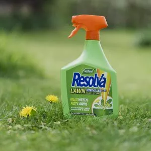 Resolva Lawn WeedKiller Extra Ready To Use on lawn