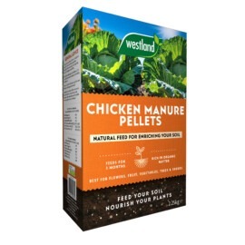 westland organic chicken manure 2.25kg