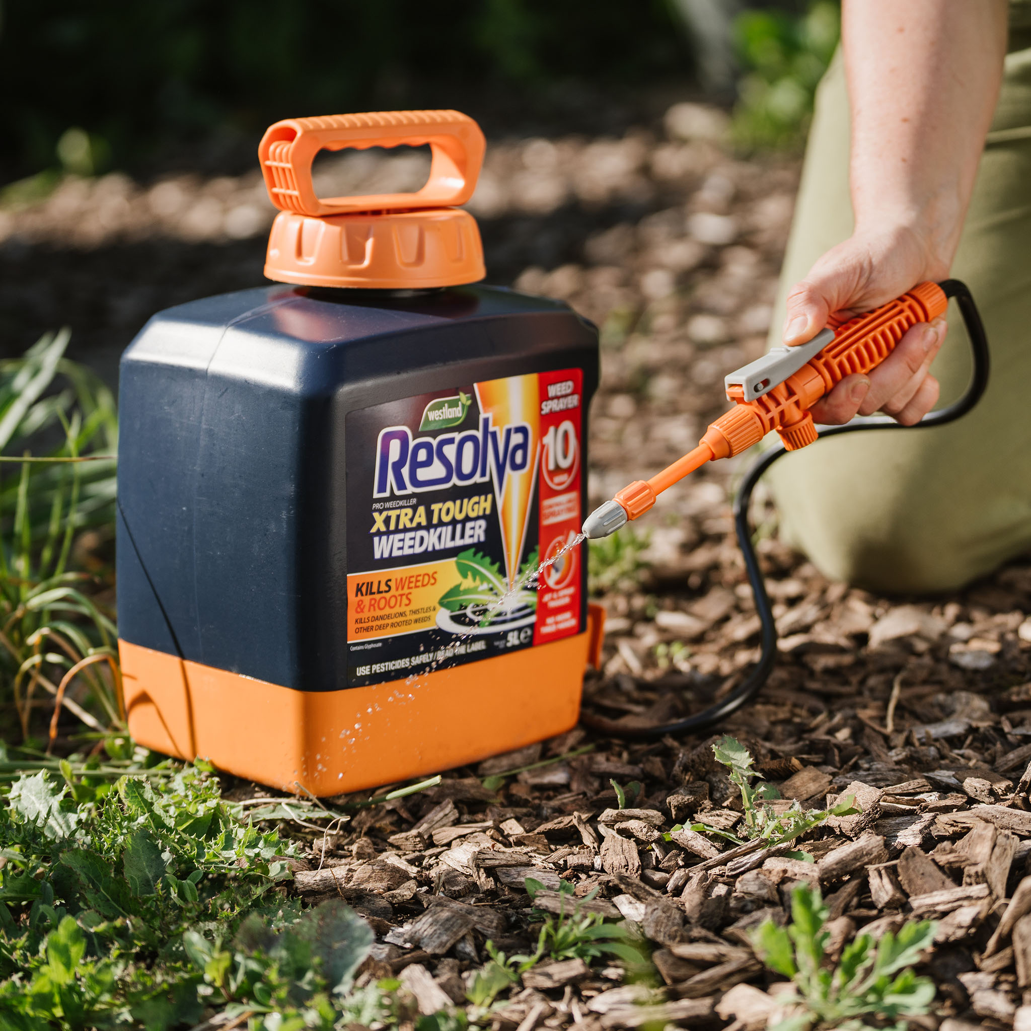 Resolva Pro Xtra Tough Weedkiller Ready to Use power pump