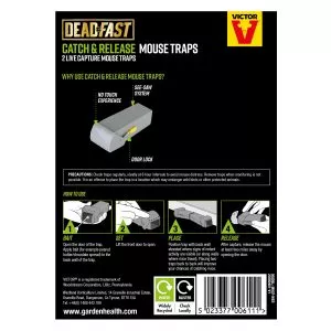 Deadfast Catch & Release Rat Cage Trap - Deadfast - Garden Health