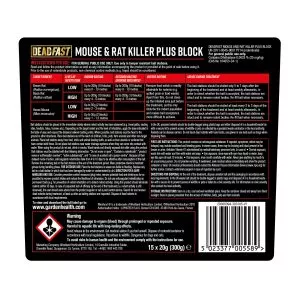 Deadfast Mouse & Rat Killer Plus Blocks