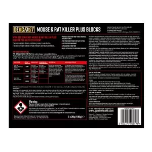 Deadfast Mouse & Rat Killer Plus Blocks Bait Station