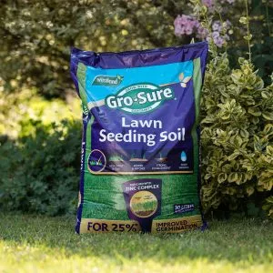 grosure lawn seeding soil in use