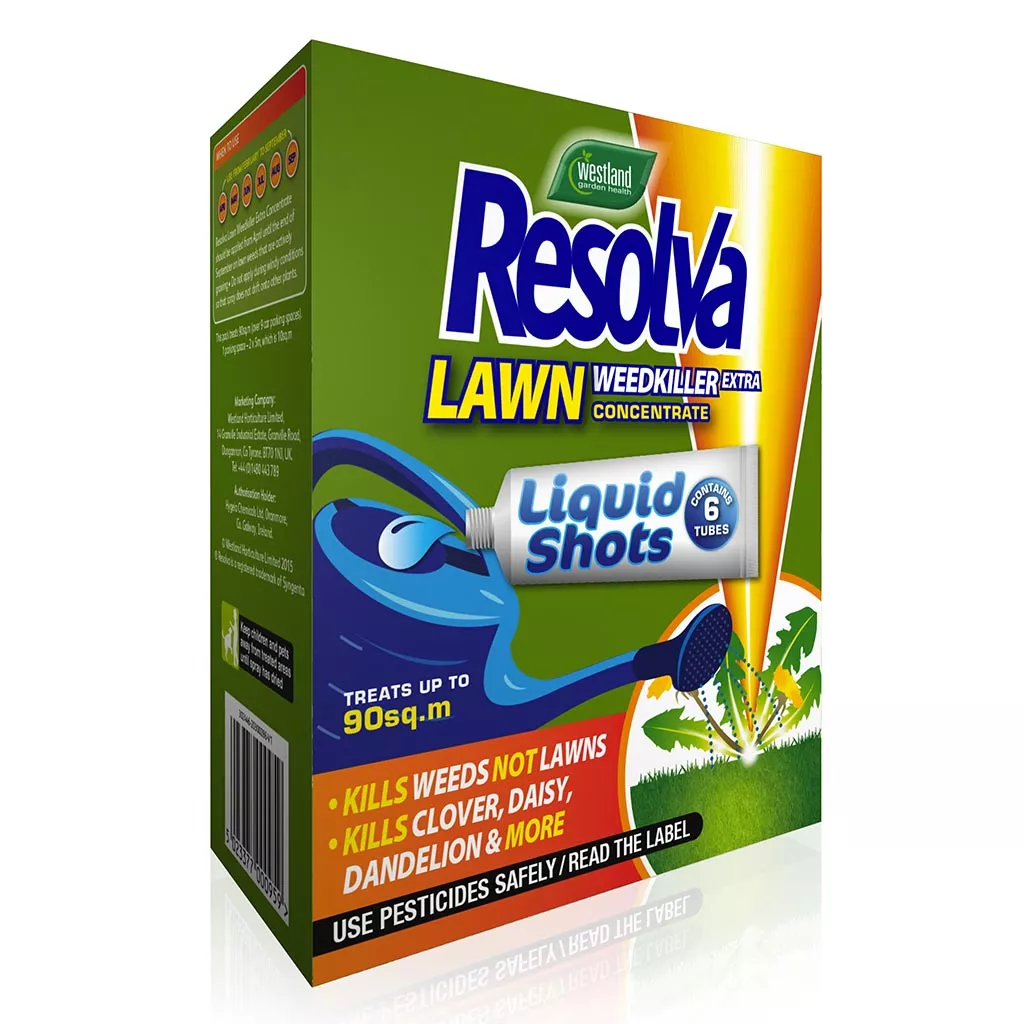 Resolva Lawn Weedkiller Extra Liquid Shots