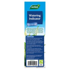 Westland Watering Indicator back of pack
