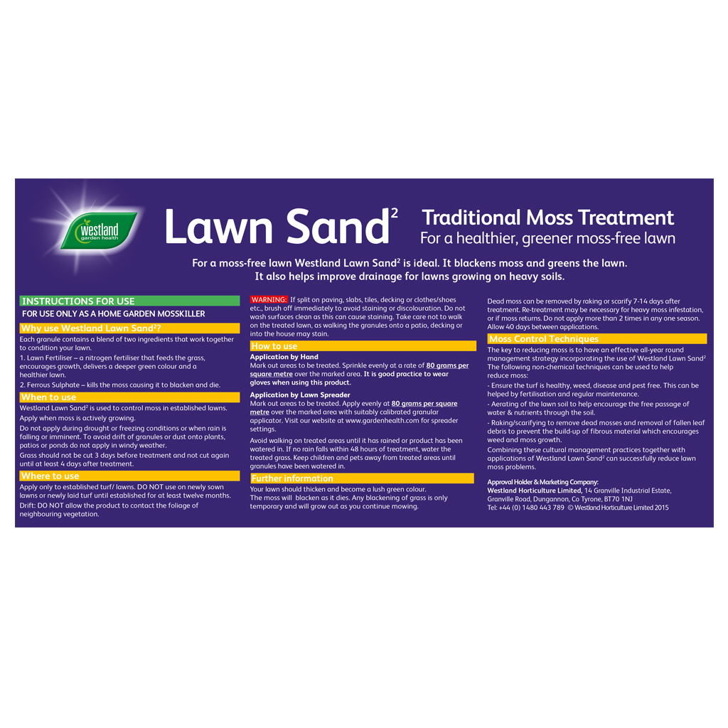 Westland Lawn Sand Lawn Care Westland Garden Health