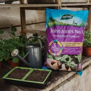 john innes no1 young plant compost 35l in use