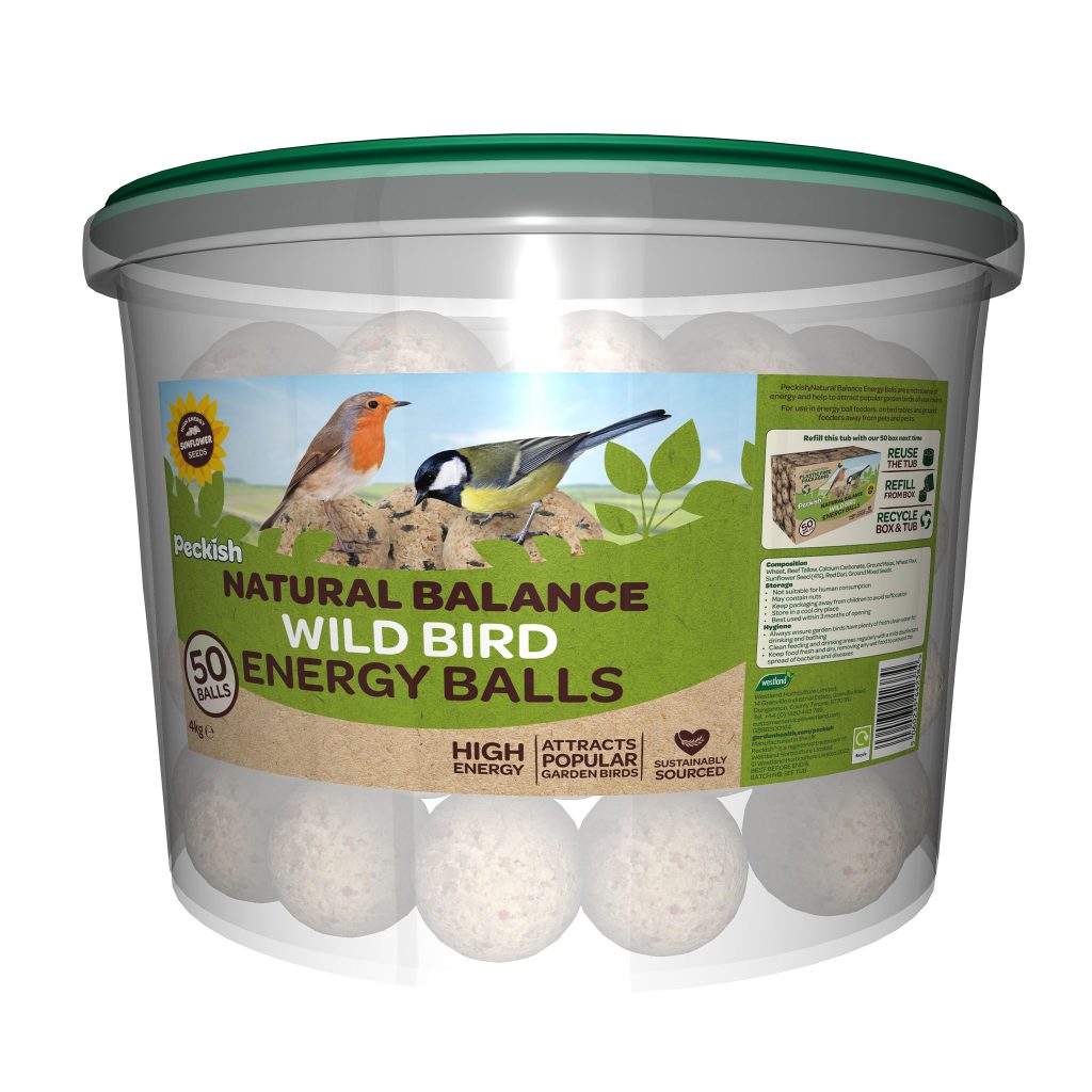 Peckish Natural Balance Energy Balls Bird Care Garden Health