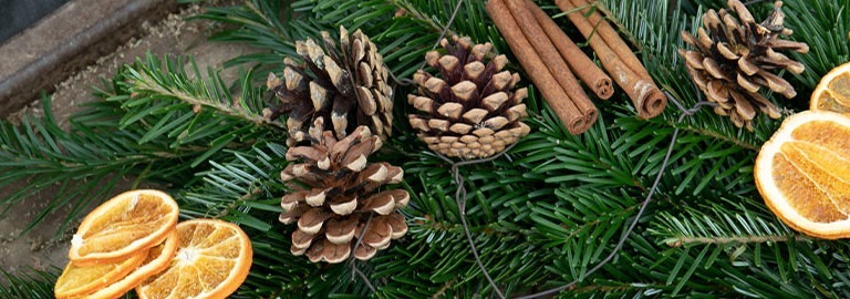 wreath banner