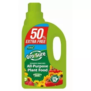 gro-sure all purpose plant food + 50% extra free