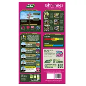 Westland John Innes Ericaceous Compost back of pack