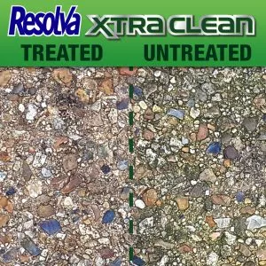 Resolva Xtra Clean before and after