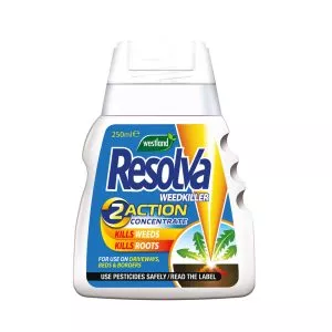 Resolva weedkiller 2 action concentrate bottle