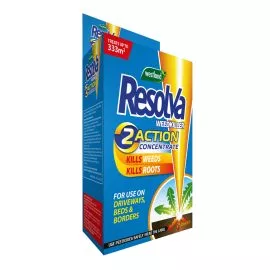 Resolva weedkiller 2 action concentrate liquid shots