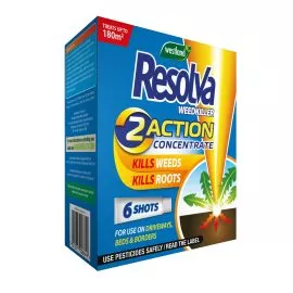 Resolva Weedkiller 2 Action Concentrate Liquid Shots