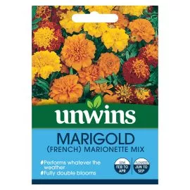Unwins Marigold (French) Marionette Mix