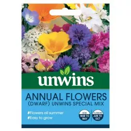 Annual Flowers (Dwarf) Unwins Special Mix
