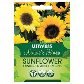 Unwins Nature’s Haven Sunflower Orange and Lemons
