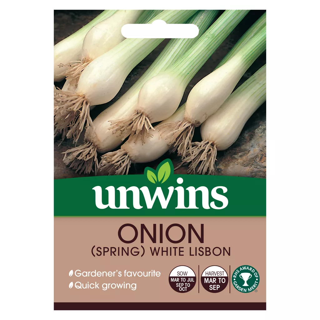 Unwins Onion (Spring) White Lisbon