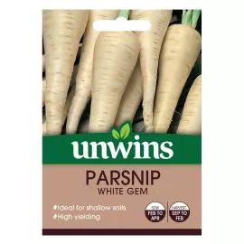 Unwins Parsnip White Gem