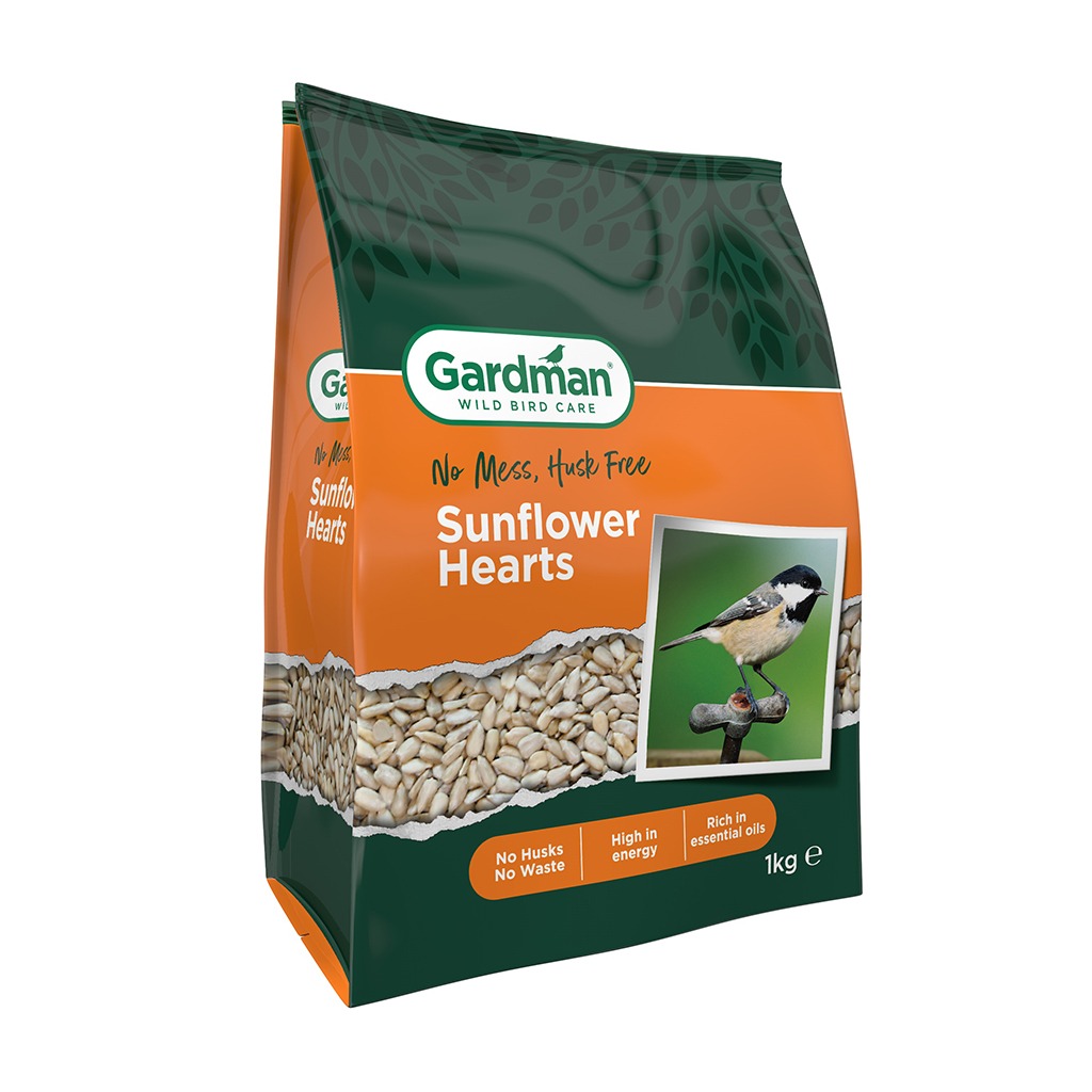 gardman sunflower hearts 1kg bag