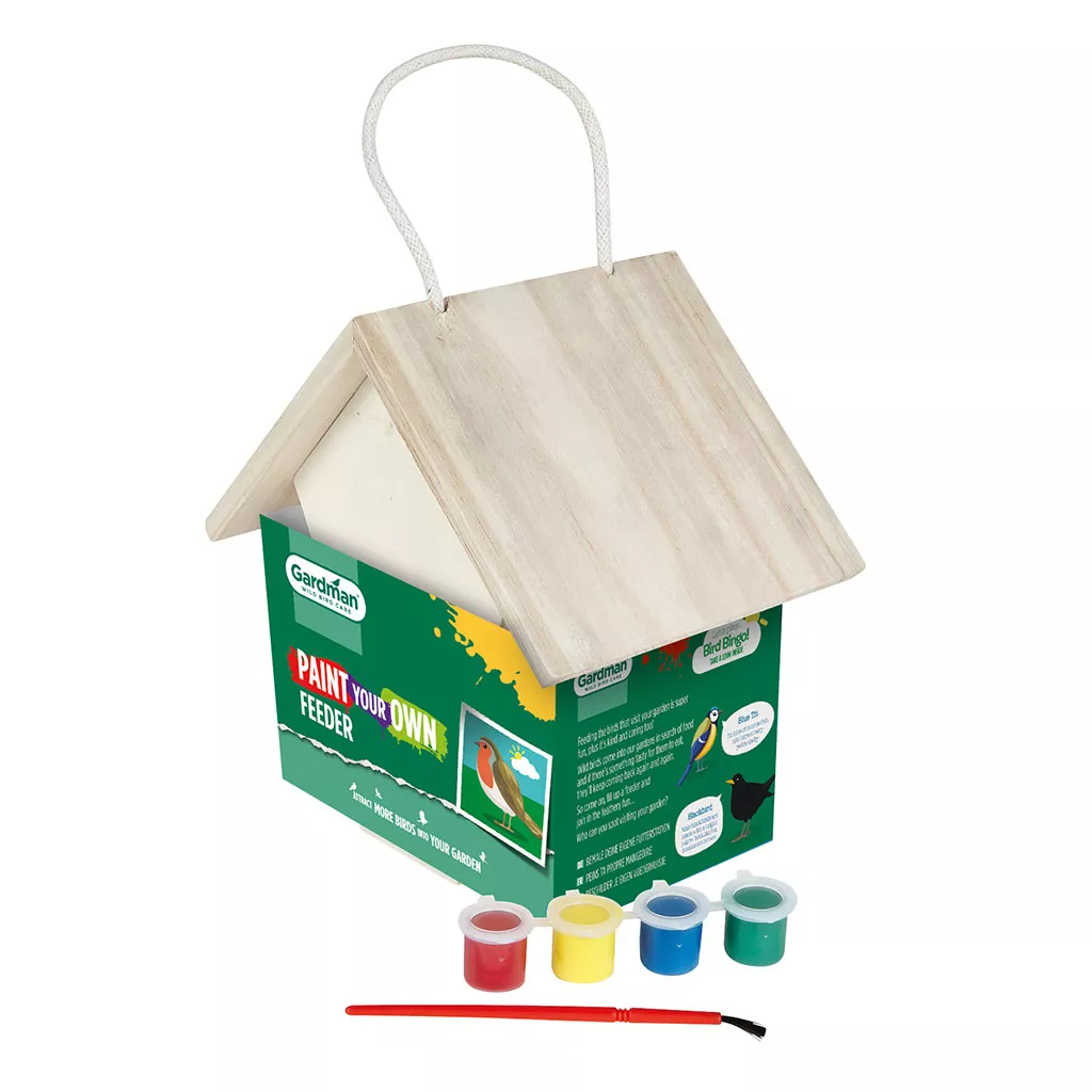 Gardman Paint Your Own Feeder in pack