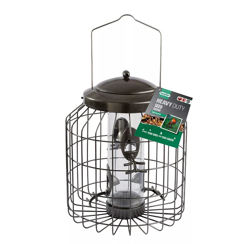 Gardman Heavy Duty Squirrel Proof Seed Feeder in pack