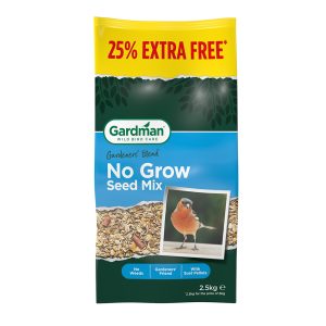 gardman no grow seed mix in bag 2kg + 25% extra free