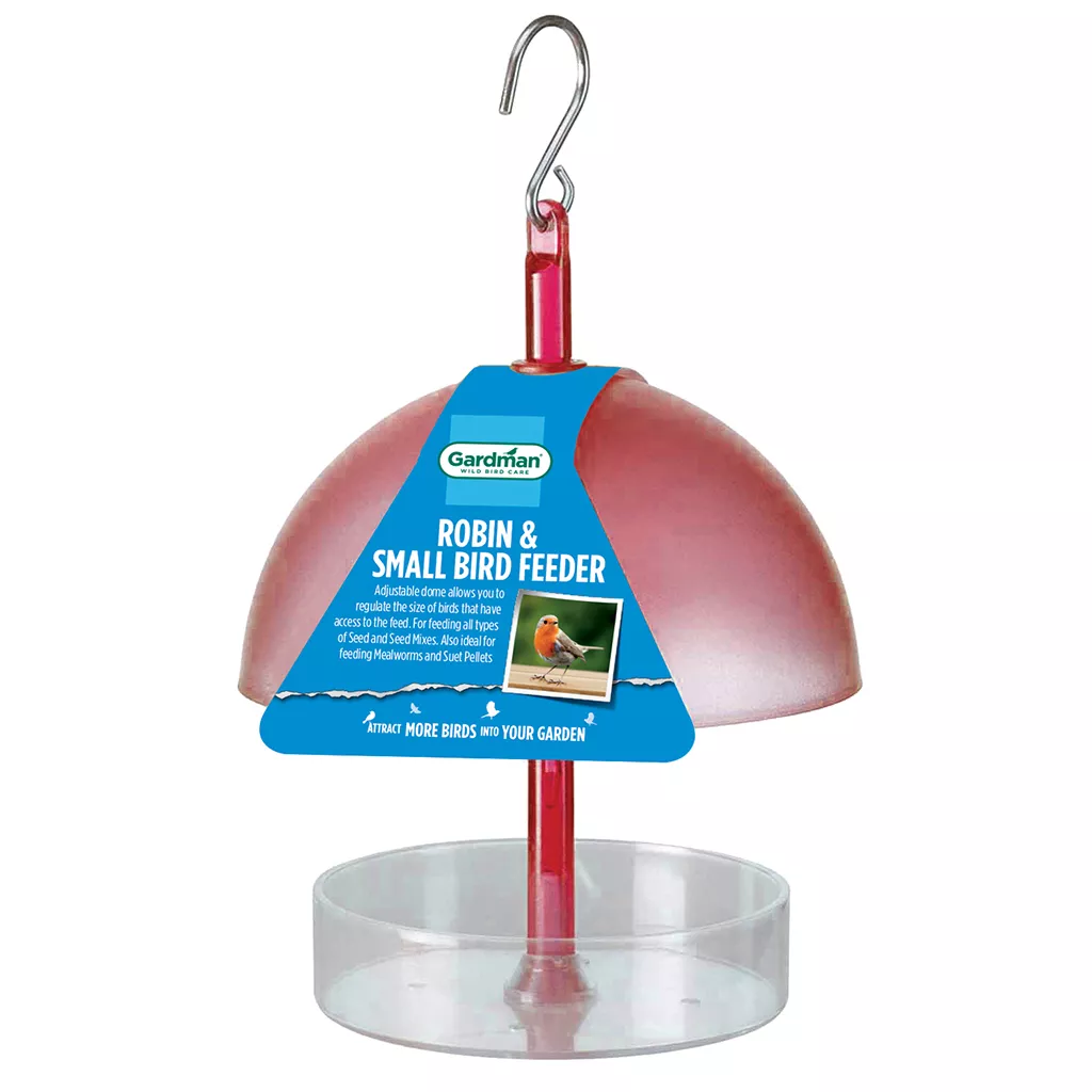 Gardman Robin and Small Bird Feeder in pack