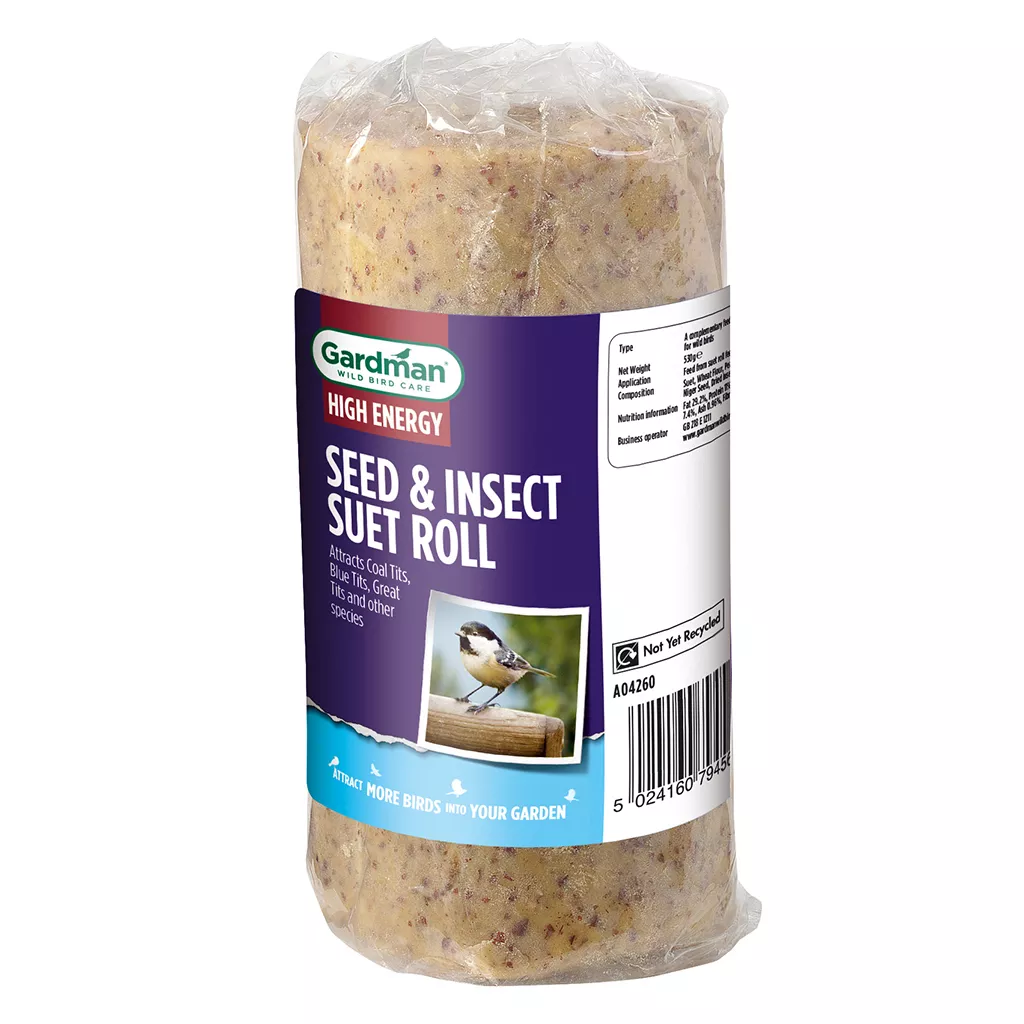 Gardman Seed and Insect Suet Roll