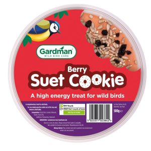 gardman berry suet cookie with label