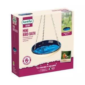 Gardman mini hanging bird bath in pack