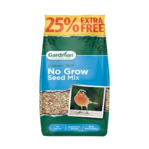 Gardman No Grow Seed Mix 1.6kg + 25% Extra Free packaging
