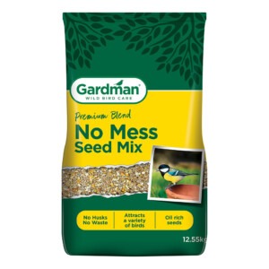 Gardman no mess seed mix 12.55kg packaging