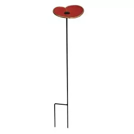 Gardman Cast Iron Poppy Feeder Dish