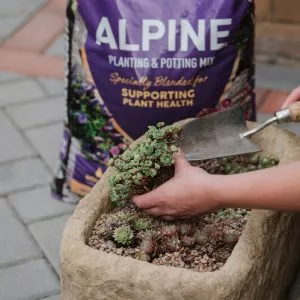 alpine compost in use
