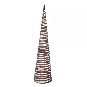 brown rattan effect obelisk