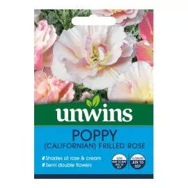 Unwins Poppy (Californian) Frilled Rose