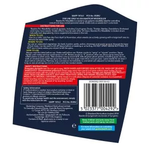 Resolva Pro Xtra Tough Weedkiller Ready to Use back of pack