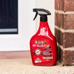 Deadfast Ant Killer Plus Spray on doorstep