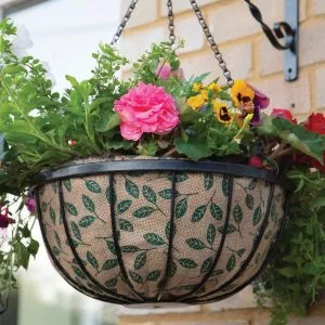 Decorative Leaf Hanging Basket Liner