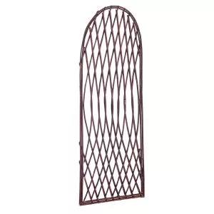 Lattice Framed Willow Trellis