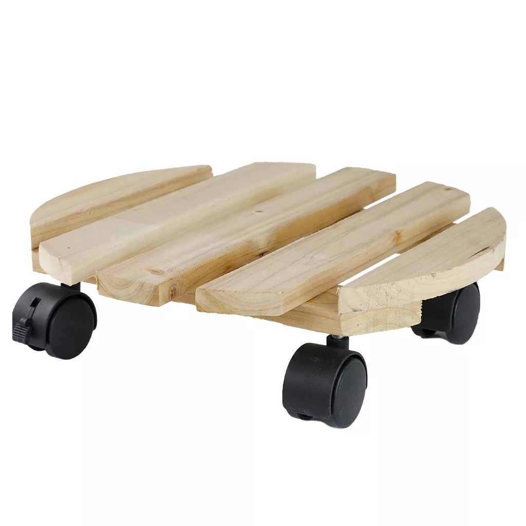 Wooden Pot Trolley