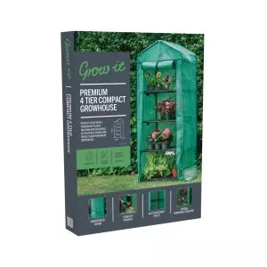premium 4 tier mini growhouse in pack