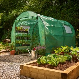 premium poly tunnel grow it in use
