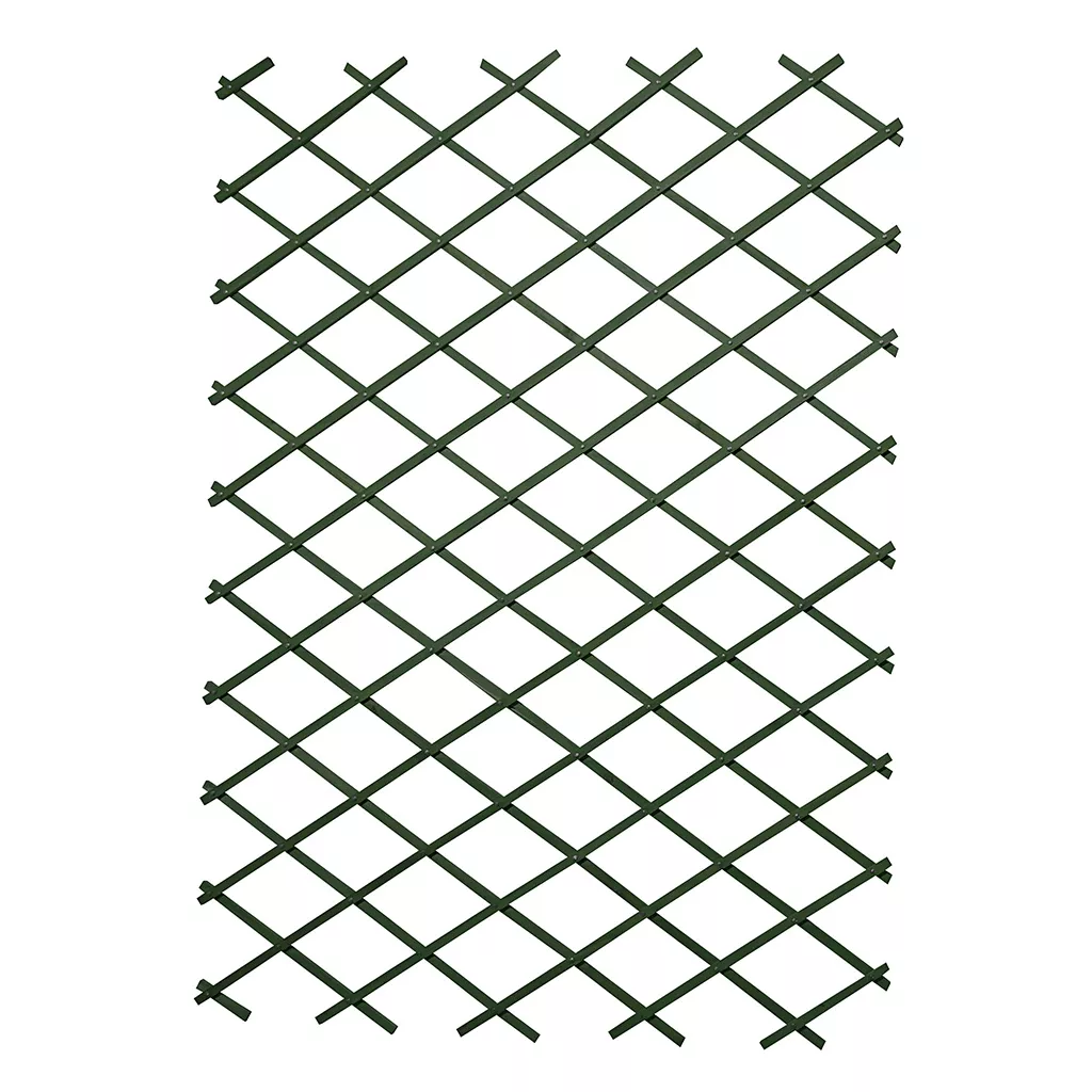 Green Expanding Diamond Trellis