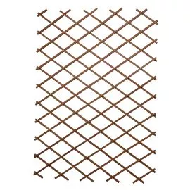 Tan Expanding Diamond Trellis