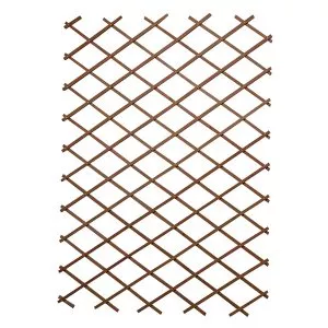 Tan Expanding Diamond Trellis